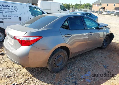 2016 Toyota Corolla Le from USA, damaged, VIN 5YFBURHE5GP371544